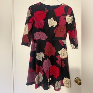 Donna Morgan Floral A Line Dress